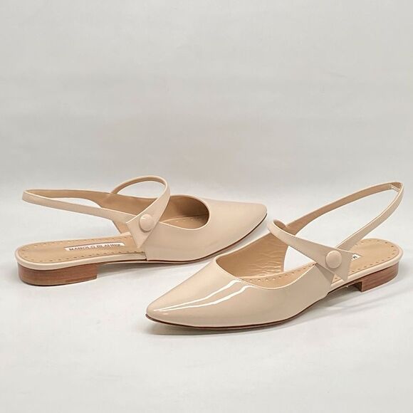 Manolo Blahnik Didion Patent Leather Flats size 39 - Picture 8 of 11